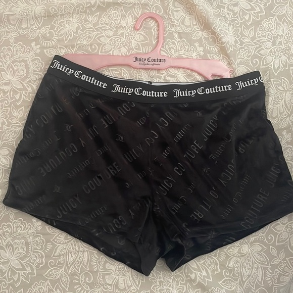 Juicy Couture Other - NWOT JUICY COUTURE SOFT SHORTS SLEEPWEAR SIZE MEDIUM black​​​​​​​